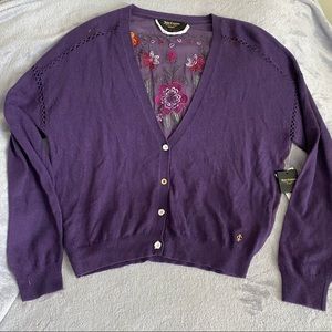 Brand new purple Juicy couture cardigan